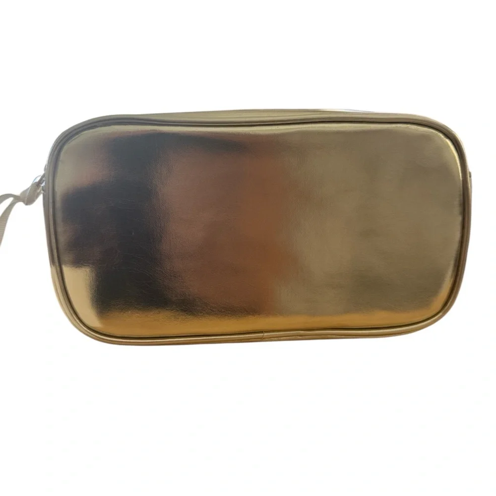 ⭐️NWT J‎ Crew Gold Zipper Pouch